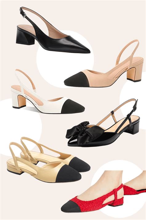 best chanel slingback dupe|chanel dupe aesthetic.